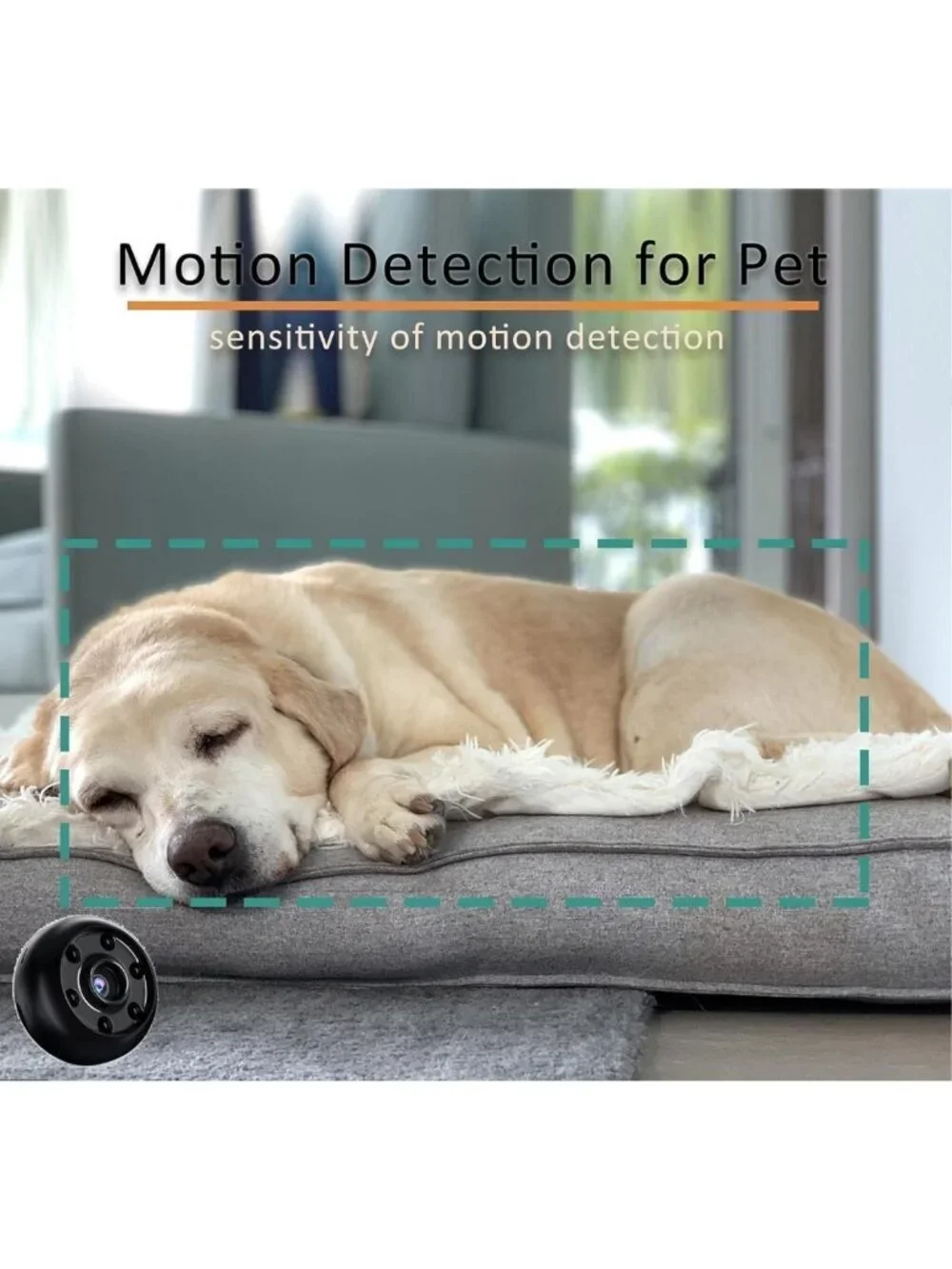 1080P Mini Spy Camera - WiFi Hidden Cam with Motion Detection for Home & Office